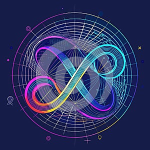 Abstract math background.