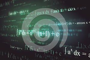 Abstract math background