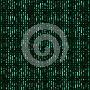 Abstract matrix background.