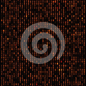Abstract matrix background.
