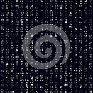 Abstract Matrix Pattern.