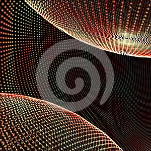 Abstract matrix wallpaper