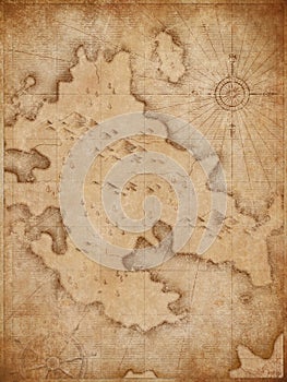 abstract medieval nautical map vertical background