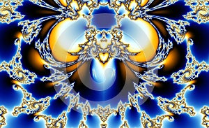 Abstract meditative color fractal background