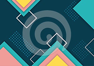 Abstract memphis background geometric element.