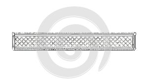 Abstract Mesh Grid Pattern Minimalist Textured Background, vector design Generative AI