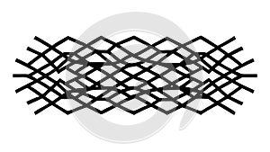 Abstract Mesh Grid Pattern for Modern Digital Backgrounds, vector design Generative AI