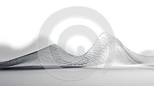 Abstract mesh wave pattern representing digital technology