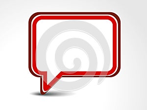 Abstract messenger window icon
