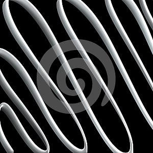 abstract metal background, white stripes