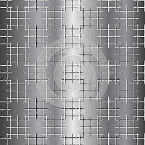 Abstract metal grid background