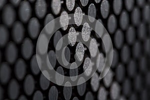 Abstract metal grid background