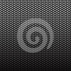 Abstract metal honeycomb mesh pattern background texture vector