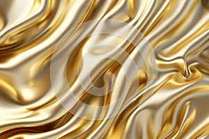 Abstract metal iron liquid gold background.