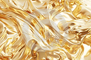 Abstract metal iron liquid gold background.