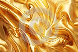 Abstract metal iron liquid gold background.