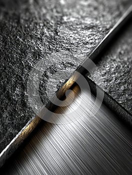 Abstract Metal and Stone Texture