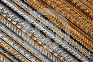 Abstract Metal Texture Pattern