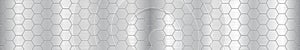 Abstract metallic background pattern with hexagons texture - Vector