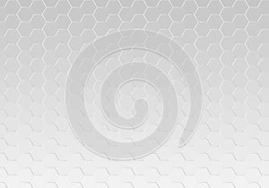 Abstract metallic hexagon mesh pattern background texture vector