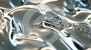 Abstract Metallic Liquid Surface Texture