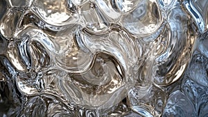 Abstract Metallic Liquid Surface Texture Design