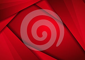 Abstract metallic red frame layout modern tech design template b