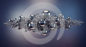 Abstract Metallic Sphere Cluster