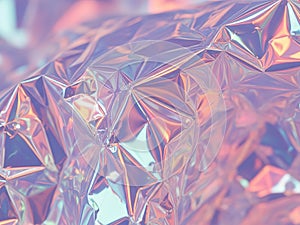 Abstract metallic surface reflection