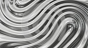 Abstract Metallic Swirls Background