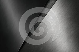 Abstract Metallic Background with Diagonal Lines