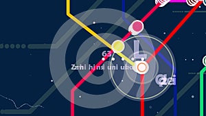 Abstract Metro Map