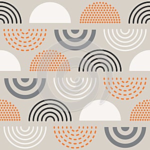 Abstract mid century pattern