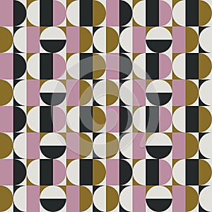 Abstract mid century space pattern