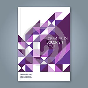 Abstract minimal geometric line background for business annual report book