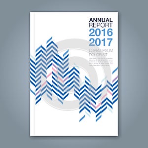 Abstract minimal geometric line background for business annual report book