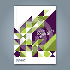 Abstract minimal geometric shapes polygon design background for business annual report book cover