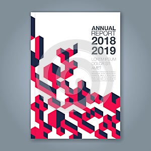 Abstract minimal geometric shapes polygon design background for business annual report book cover brochure flyer poster