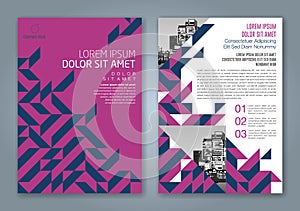 Abstract minimal geometric shapes polygon design background for business annual report book cover brochure flyer poster