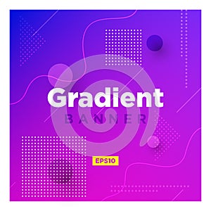 Abstract Minimal geometric vector multicolored background with shadow, dots and lines. Dynamic shapes composition. Eps10 vector