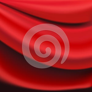 Abstract minimal red waves background.