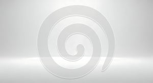 Empty White Studio Room Background