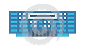 Abstract Minimalist Computer Keyboard Design, vector design Generative AI