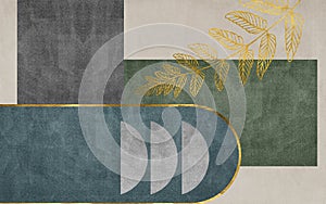 Abstract minimalist golden background texture texture. The art of illustration