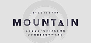 Abstract Modern Alphabet Font. Typography urban style fonts for technology, digital, movie logo design. vector illustration