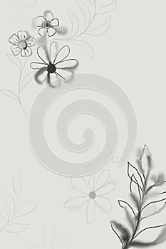 Abstract modern background. Hand drawn contemporary trendy illustrations. Posters, print, wall art, social media.