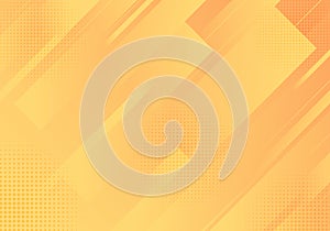 Abstract modern background yellow stripes diagonal with halftone effect corporate concept