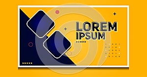 Abstract Modern Banner Background Design Vector Template