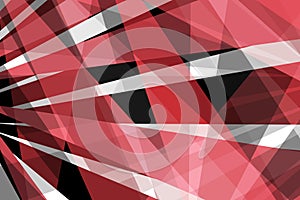 Abstract modern black red and white background design with bold intersecting lines or stripes in dramatic pattern, layers of trans