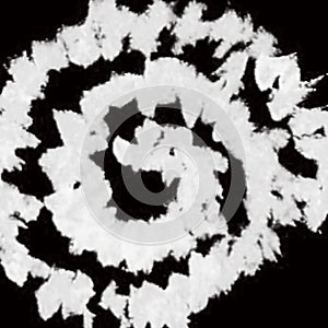 Abstract modern black and white background. Tie dye pattern.